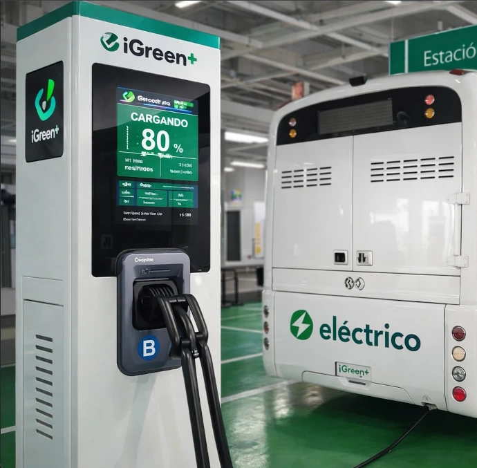 Estación de carga iGreen+ para flotillas y empresas